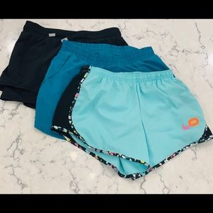 Girls Nike and All in Motion shorts  10/12 paid 15 for each selling ALL for 15